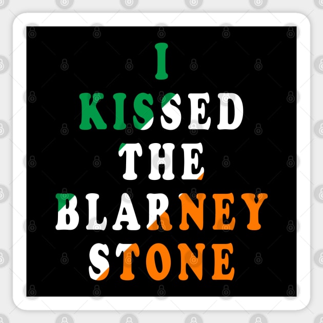 I Kissed the Blarney Stone Sticker by Lyvershop